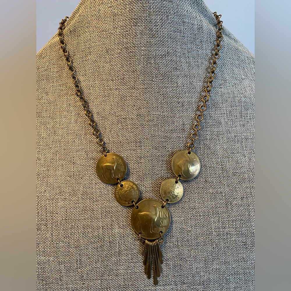 Vintage 1970’s Coin Necklace